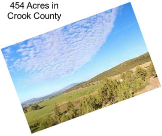 454 Acres in Crook County