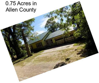 0.75 Acres in Allen County