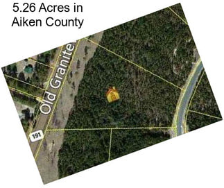 5.26 Acres in Aiken County