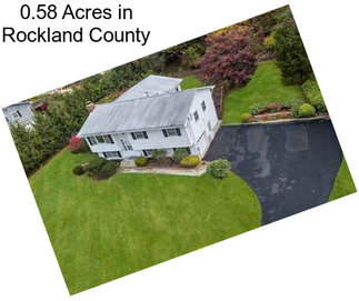 0.58 Acres in Rockland County