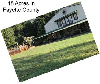 18 Acres in Fayette County