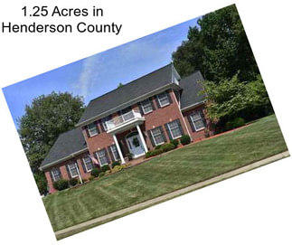 1.25 Acres in Henderson County