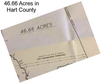 46.66 Acres in Hart County