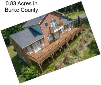 0.83 Acres in Burke County