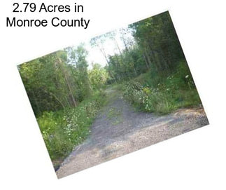 2.79 Acres in Monroe County
