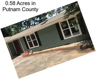 0.58 Acres in Putnam County