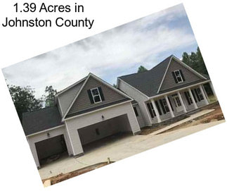 1.39 Acres in Johnston County