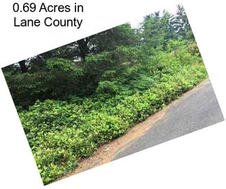 0.69 Acres in Lane County