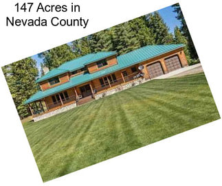 147 Acres in Nevada County