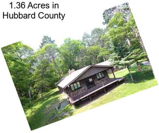 1.36 Acres in Hubbard County