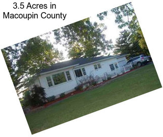 3.5 Acres in Macoupin County