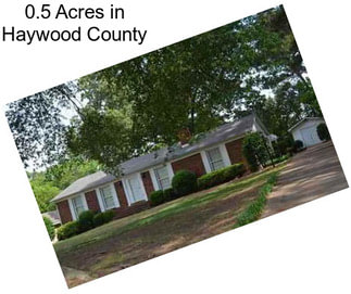 0.5 Acres in Haywood County