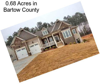 0.68 Acres in Bartow County