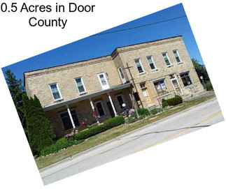 0.5 Acres in Door County