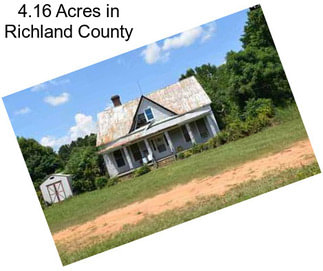 4.16 Acres in Richland County