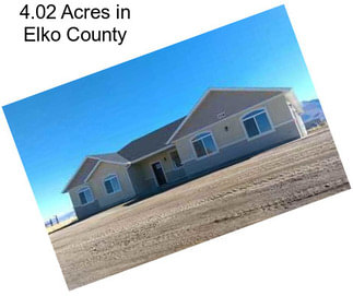 4.02 Acres in Elko County