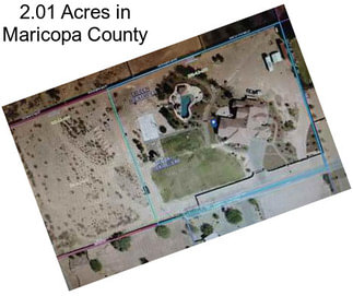 2.01 Acres in Maricopa County