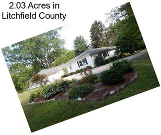 2.03 Acres in Litchfield County
