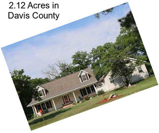 2.12 Acres in Davis County