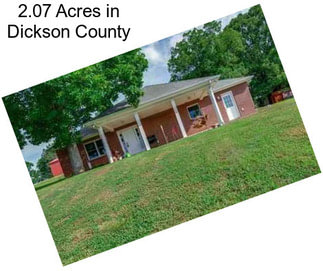 2.07 Acres in Dickson County