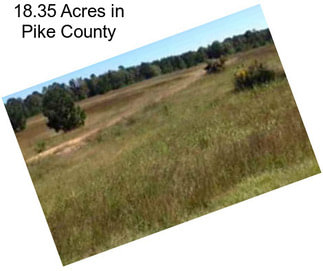 18.35 Acres in Pike County