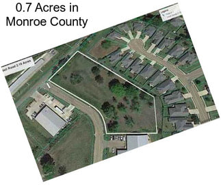 0.7 Acres in Monroe County