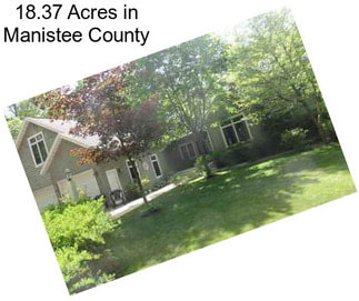 18.37 Acres in Manistee County