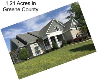 1.21 Acres in Greene County