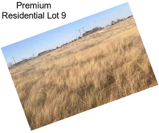 Premium Residential Lot 9