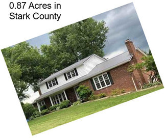 0.87 Acres in Stark County