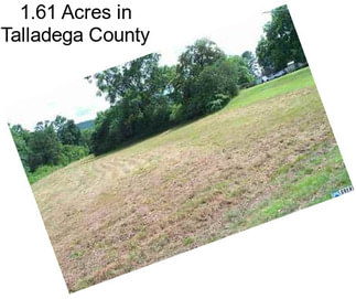 1.61 Acres in Talladega County