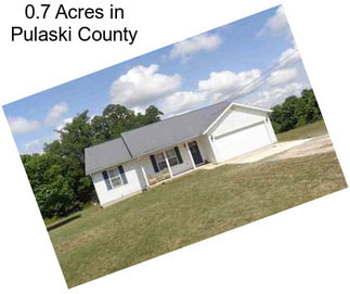 0.7 Acres in Pulaski County