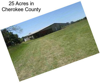 25 Acres in Cherokee County