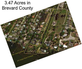 3.47 Acres in Brevard County