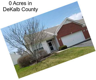 0 Acres in DeKalb County