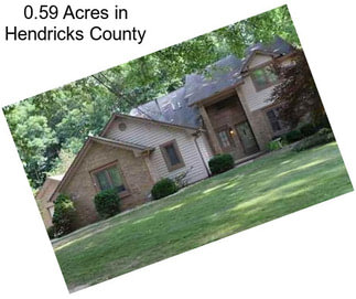 0.59 Acres in Hendricks County