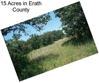 15 Acres in Erath County