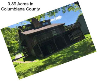 0.89 Acres in Columbiana County