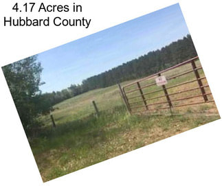 4.17 Acres in Hubbard County