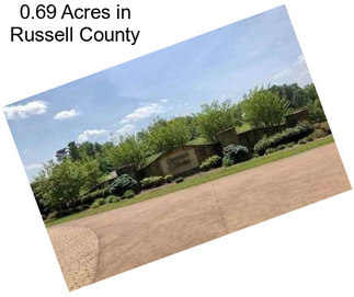 0.69 Acres in Russell County