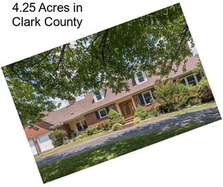 4.25 Acres in Clark County