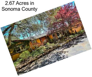 2.67 Acres in Sonoma County