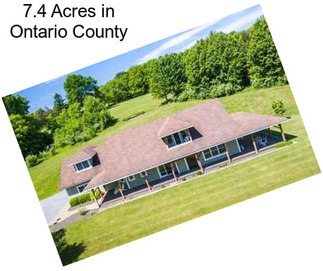 7.4 Acres in Ontario County