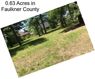 0.63 Acres in Faulkner County