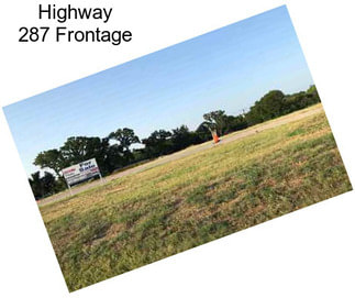 Highway 287 Frontage