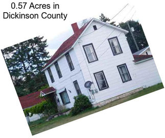 0.57 Acres in Dickinson County