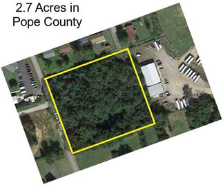 2.7 Acres in Pope County