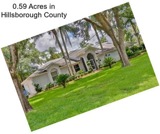 0.59 Acres in Hillsborough County