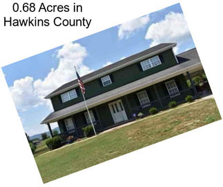 0.68 Acres in Hawkins County