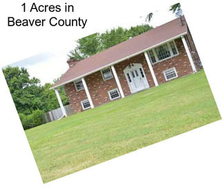 1 Acres in Beaver County